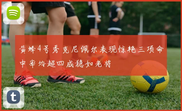 黄蜂4号秀克尼佩尔表现惊艳三项命中率均超四成稳如老将